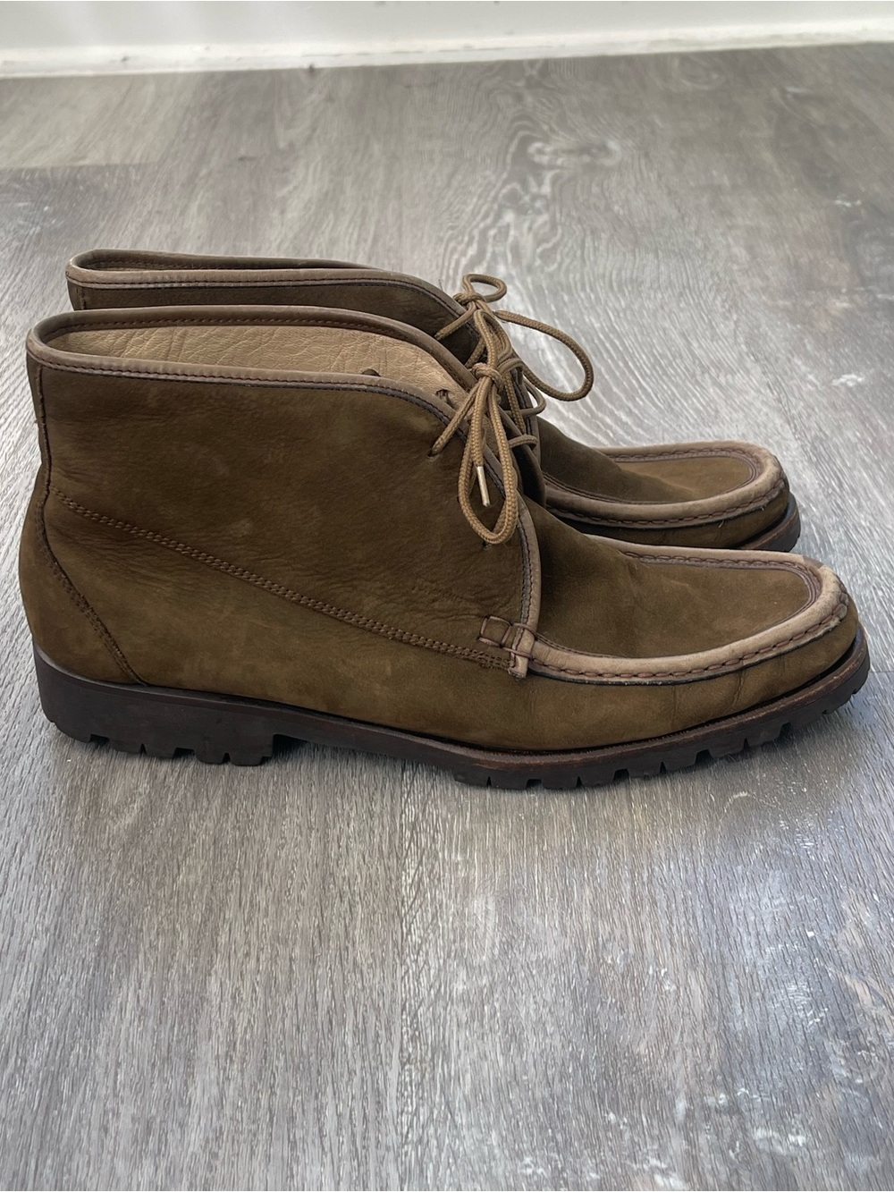 Salvatore Ferragamo Suede Ankle Boots Size 10